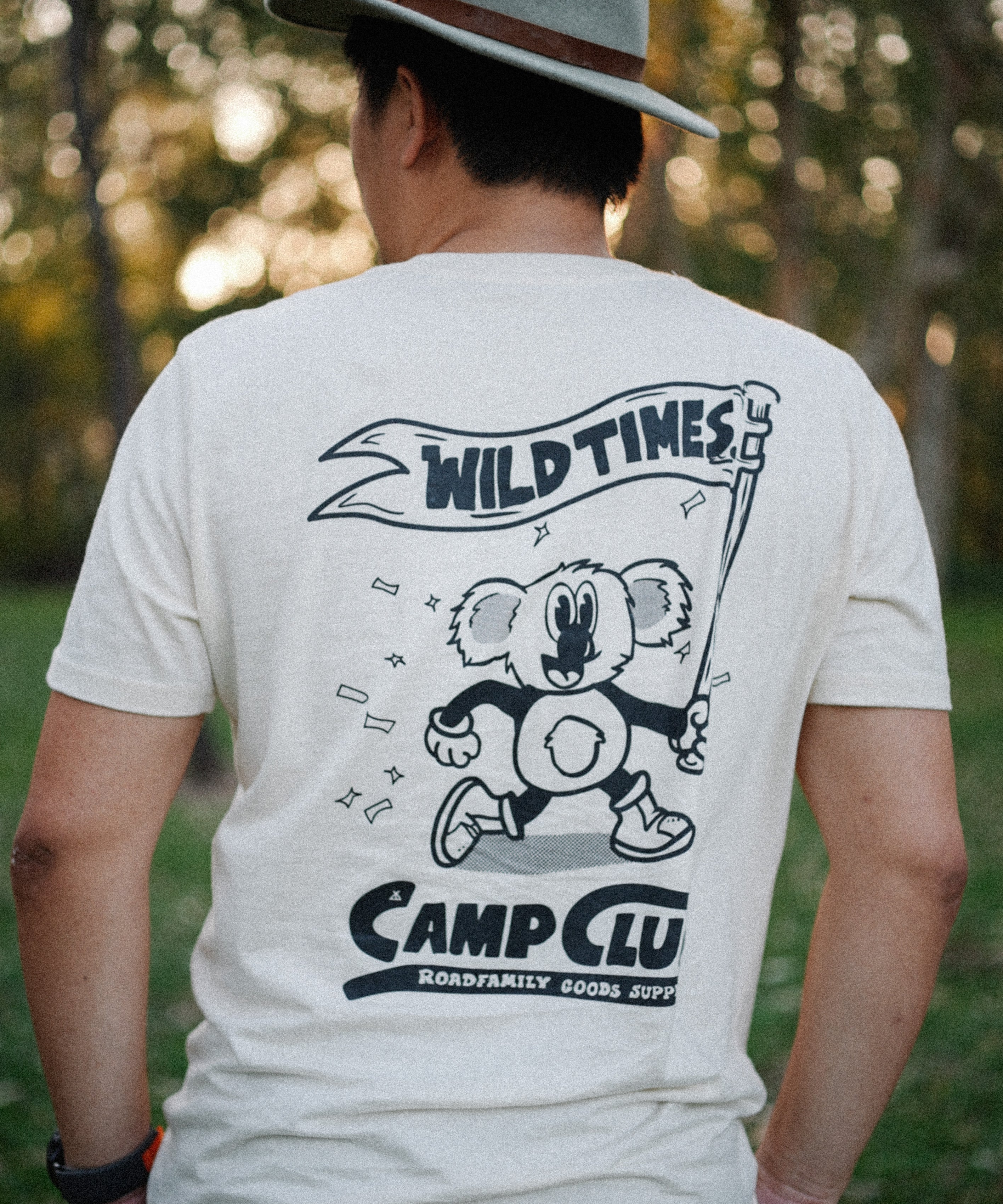 Wild Times Camp Club T-shirt | Natural Raw